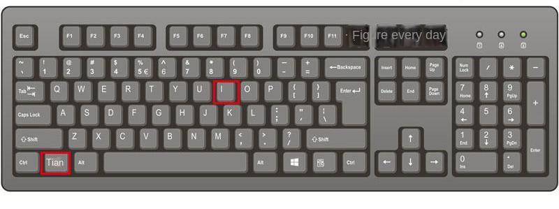 اضغط على لوحة المفاتيح