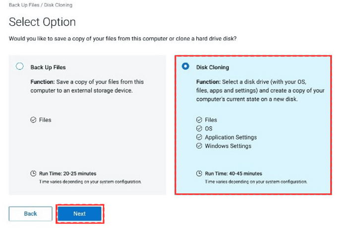 نسخ قرص SSD لابتوب ديل XPS