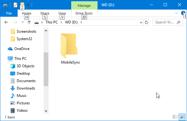عمل نسخة احتياطية لجهاز iPhone على القرص الصلب الخارجي باستخدام iTunes في نظام التشغيل Windows 10 pic1