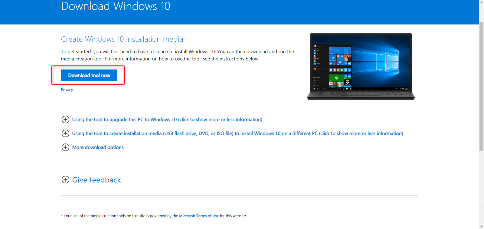 تنزيل أداة وسائط تثبيت Windows 10 كيفية تثبيت نظام التشغيل على SSD