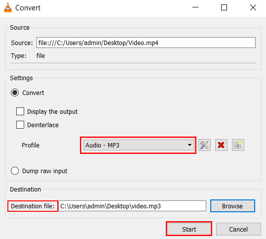 كيفية استخدام برنامج VLC لفصل ملفات الصوت MP3 عن ملفات الفيديو MP4