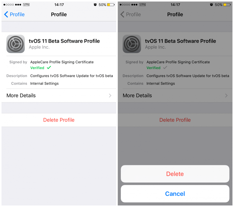 تثبيت ملف تعريف لحظر تحديث ios التلقائي
