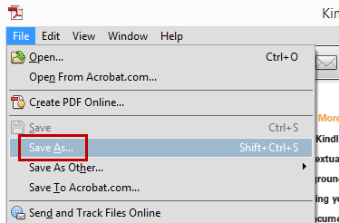 حفظ ملفات pdf باستخدام adobe acrobat adobe acrobat