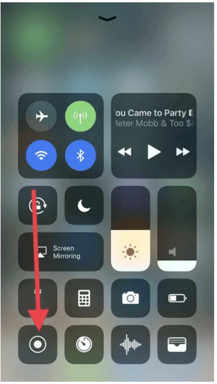تمكين تسجيل شاشة الآيفون في نظام التشغيل ios12