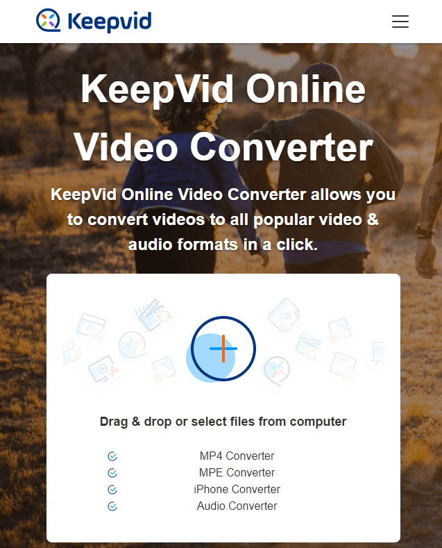 الوصول إلى محول Keepvide عبر الإنترنت