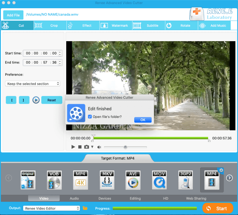 إخراج وحفظ wmv إلى mp4 على ماك