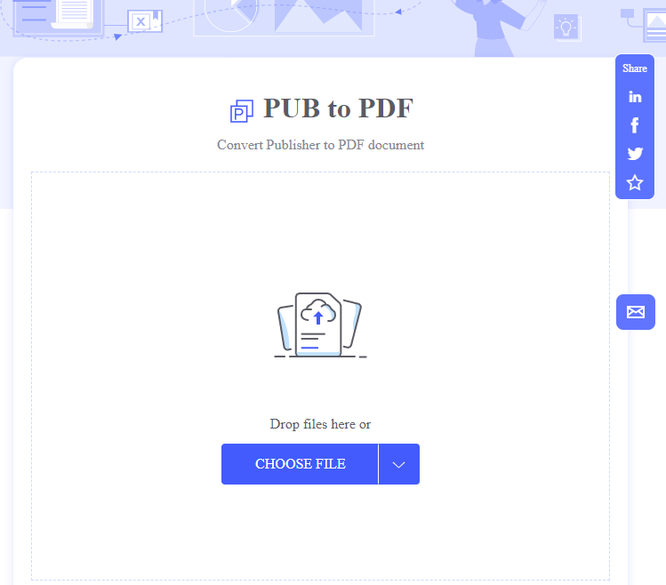 تحويل pub إلى pdf باستخدام hipdf