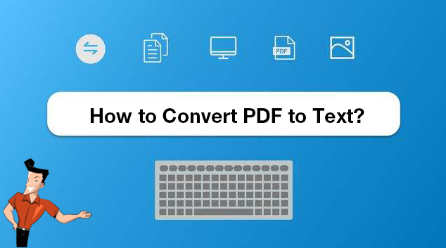 كيفية تحويل PDF إلى Text