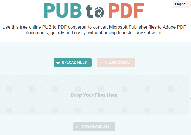 كيفية تحويل pub إلى pdf عبر الإنترنت