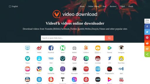 تحميل الفيديو من فيديوفك على الإنترنت