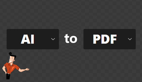تحويل ai إلى pdf باستخدام adobe illustrator