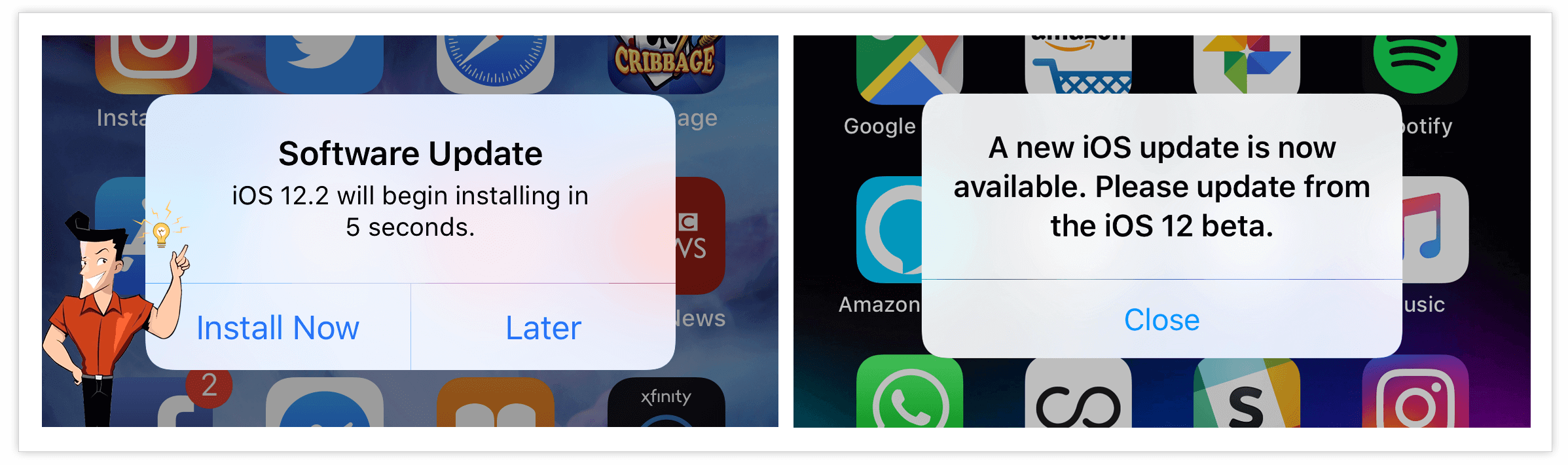 كيفية إيقاف تشغيل إشعار تحديث iOS