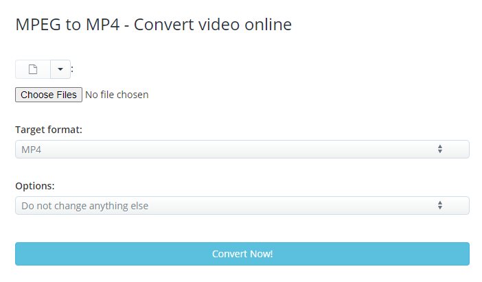 تحويل الفيديو على aconvert