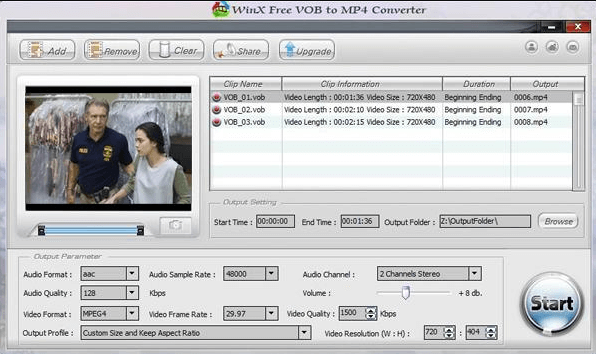 كيفية تحويل vob إلى mp4 باستخدام محول vob إلى mp4 مجاني من winx