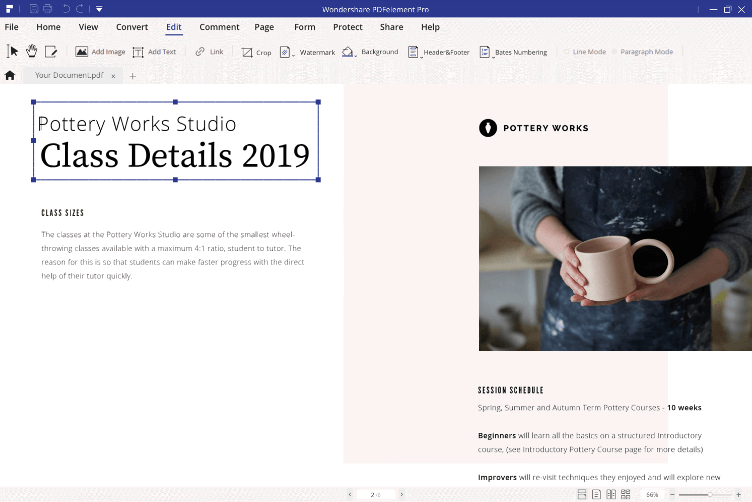 كيفية تحرير ملف pdf بدون برنامج Adobe Acrobat pro