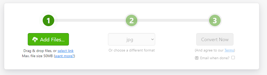 تحويل pdf إلى jpg على zamzar