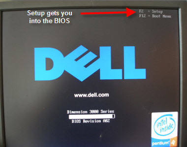مفتاح قائمة إقلاع Dell