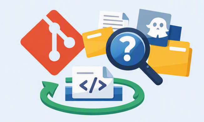 استعادة الملفات المحذوفة بواسطة git checkout أو clean