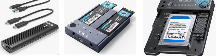 أنواع مختلفة من قواعد NVMe
