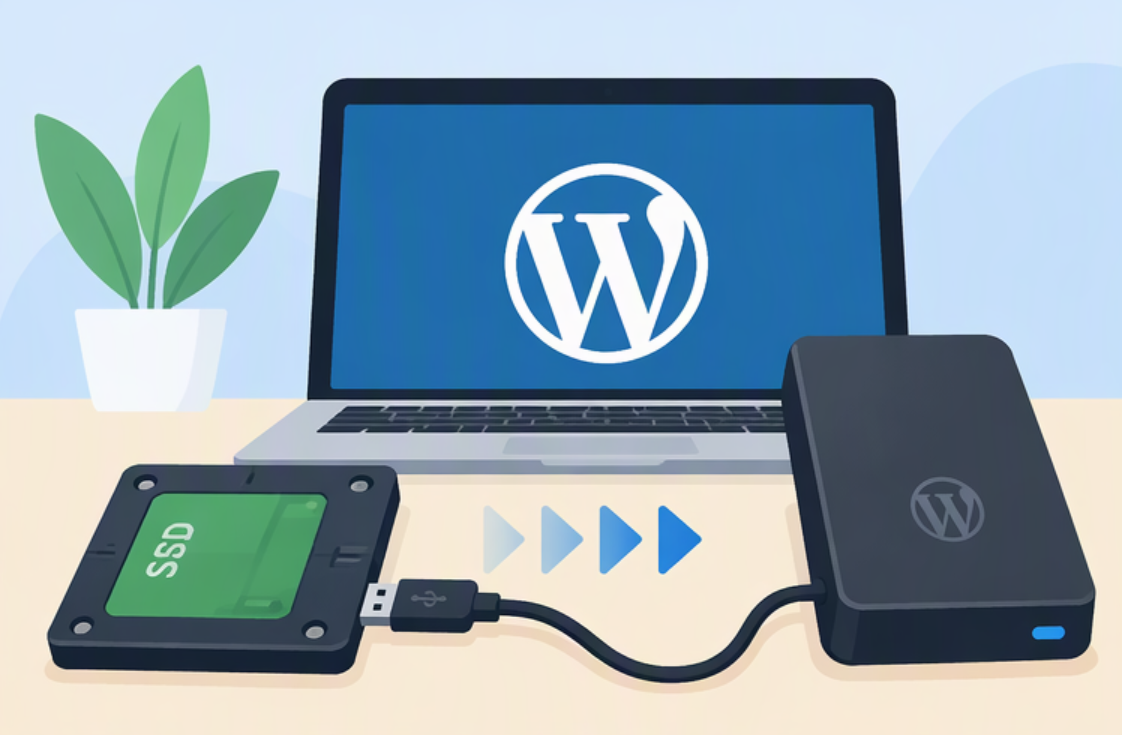 استنساخ ssd إلى قرص usb